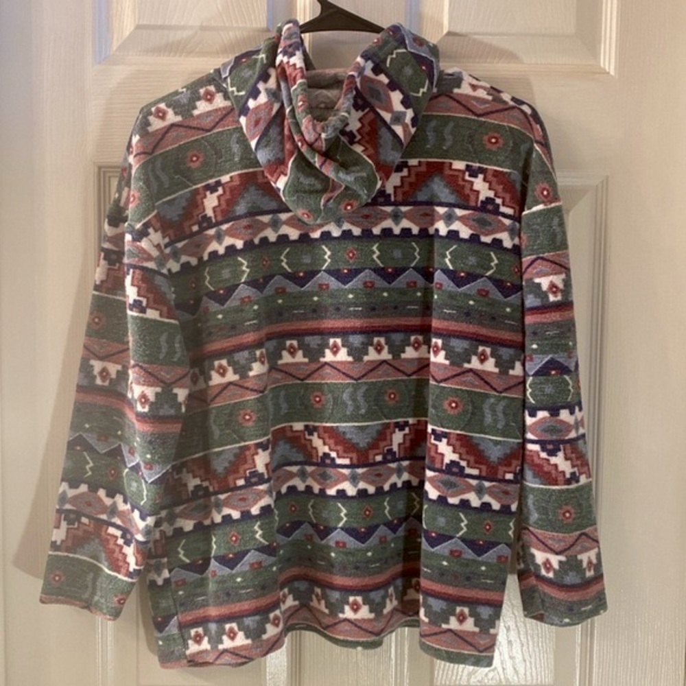 VINTAGE DENIM REPUBLIC PullOver Hoodie Sweater - Picture 7 of 12